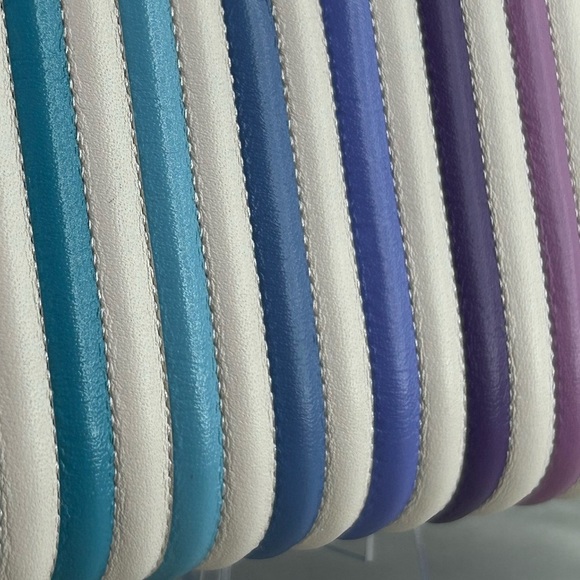 Coach Ombré Quilted Rainbow Medium Zip Around Wallet Chalk 91197 NWOT - Picture 5 of 17